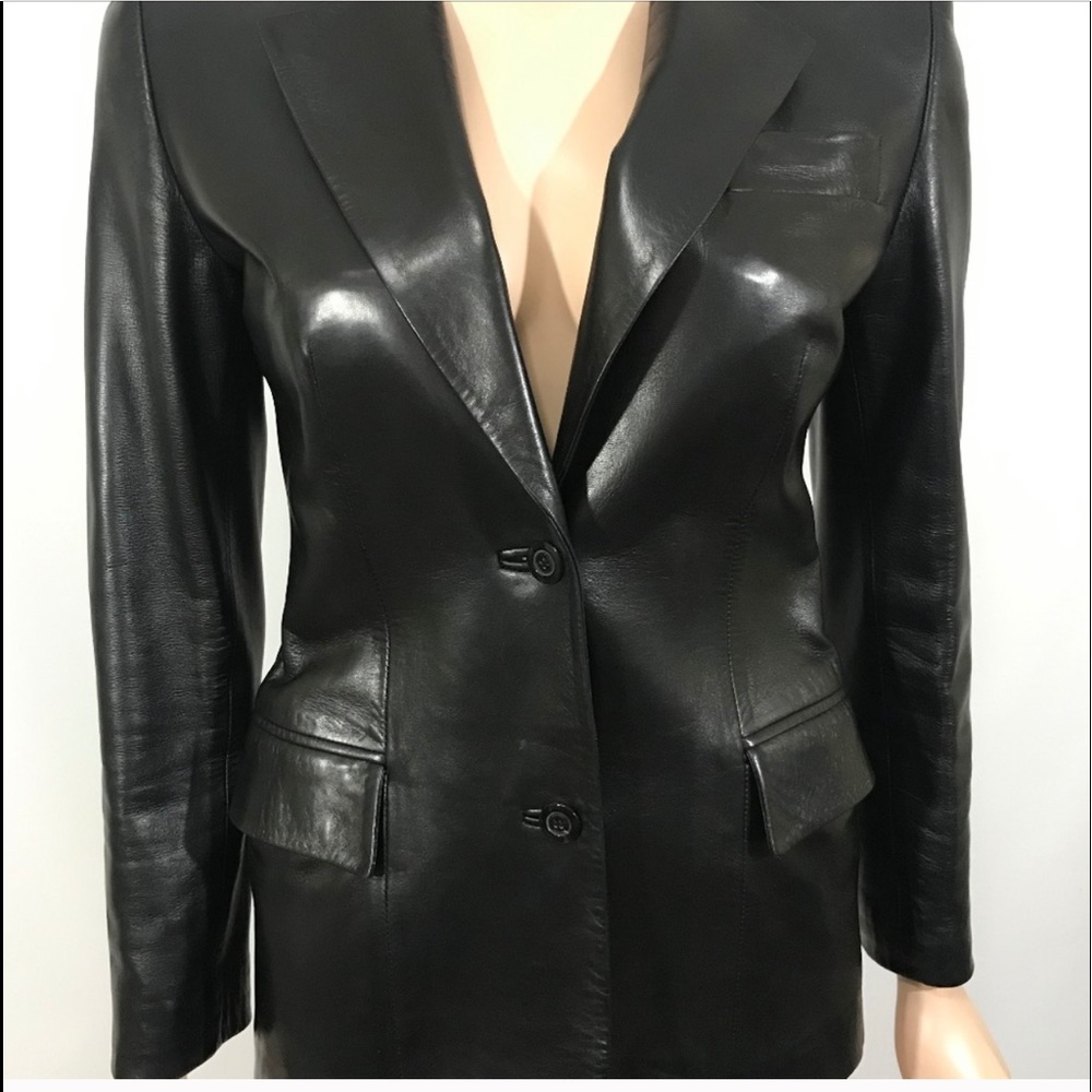GUCCI Leather Blazer